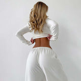 Casual Lounge Set with Drawstring Pants image 2