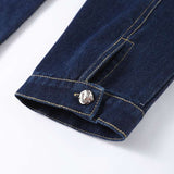 Classic Dark Denim Pants and Shirt Set image 6