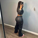 Flap Pockets Cargo Pants Set image 5