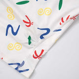 Stylish Summer Top with Abstract Colorful Print image 4