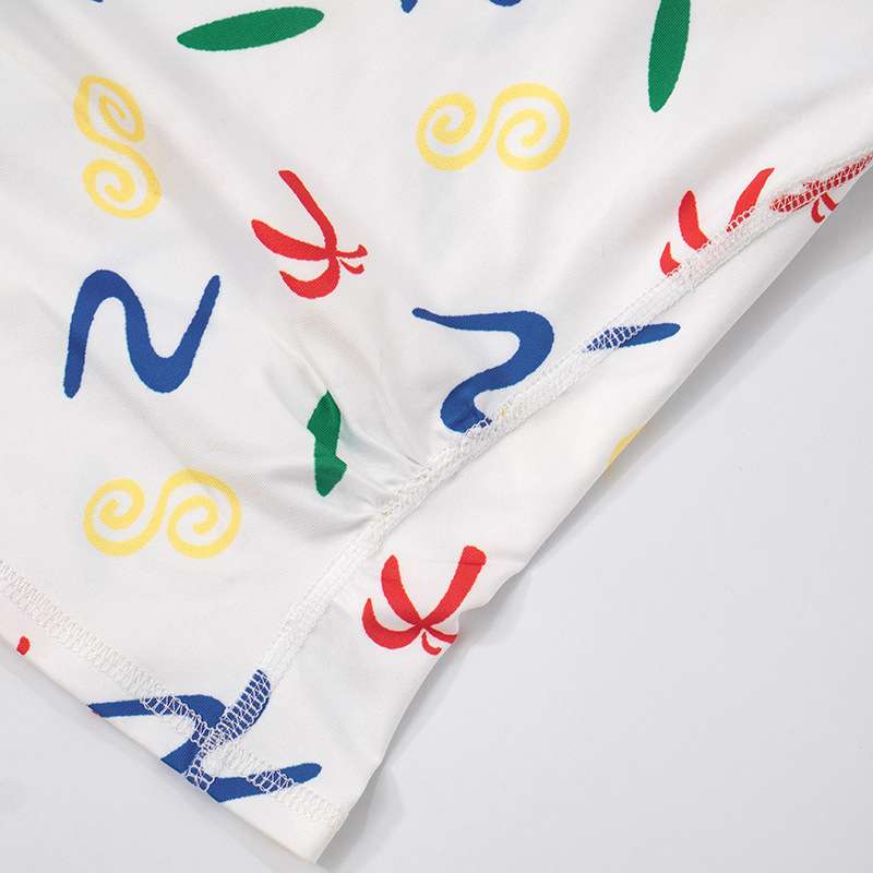 Stylish Summer Top with Abstract Colorful Print image 4