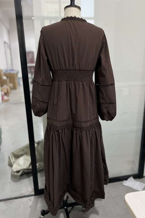 Boho Maxi Dress with Embroidered Details image 2