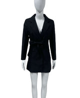 Elegant Tie Waist Blazer Dress image 2