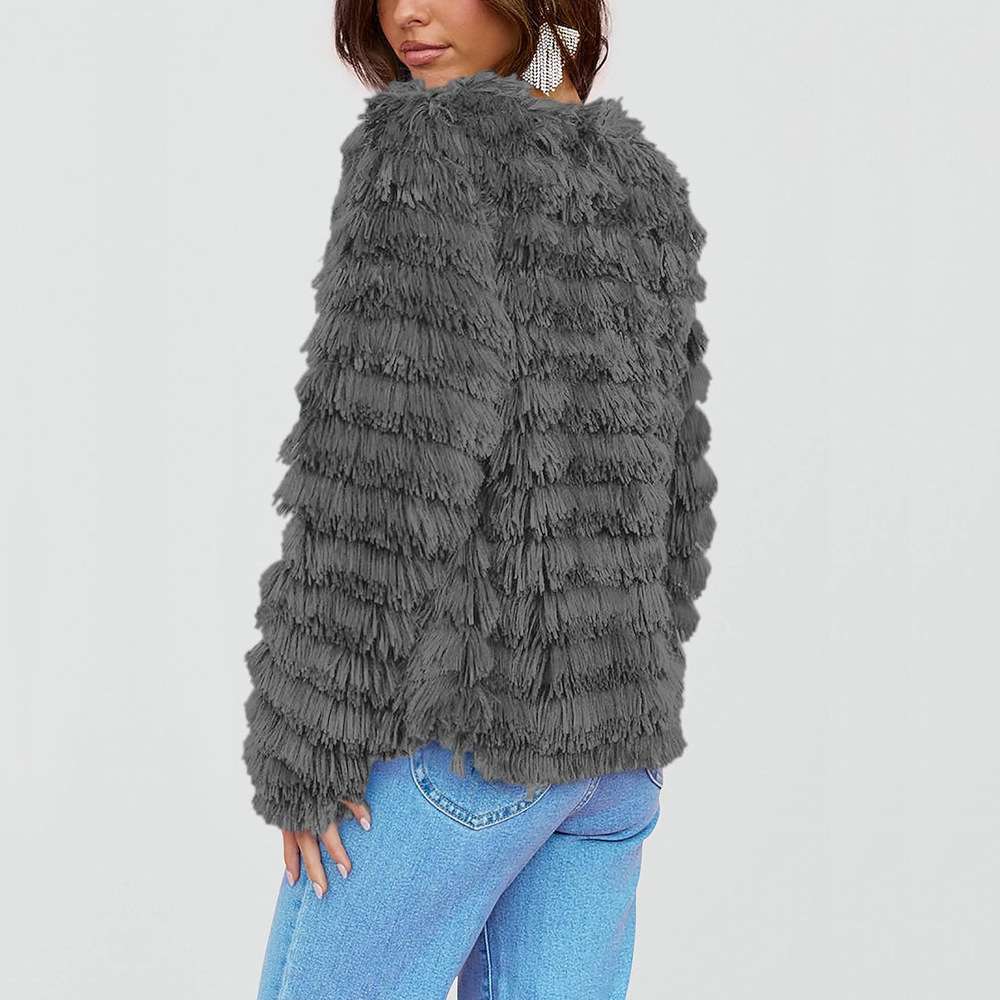 Faux Fur Textured Jacket image 4