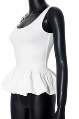 Chic Peplum Charm Top image 5