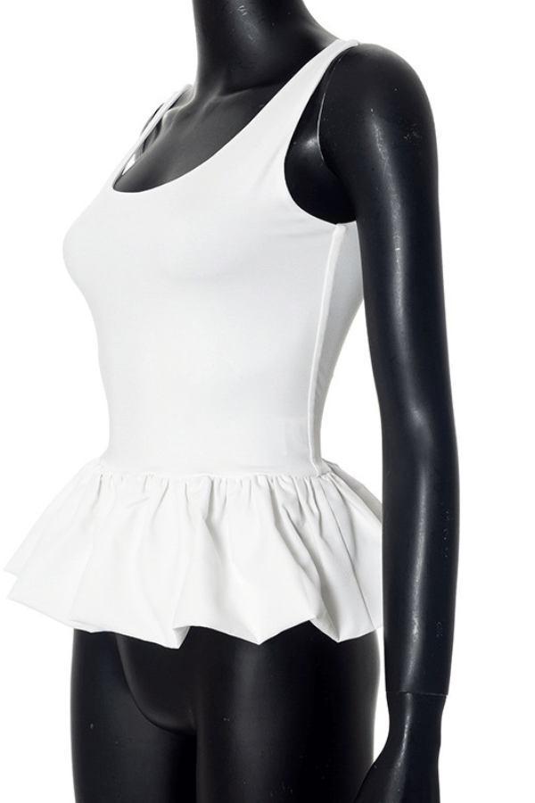 Chic Peplum Charm Top image 5