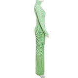 Elegant Ruched Maxi Dress image 5
