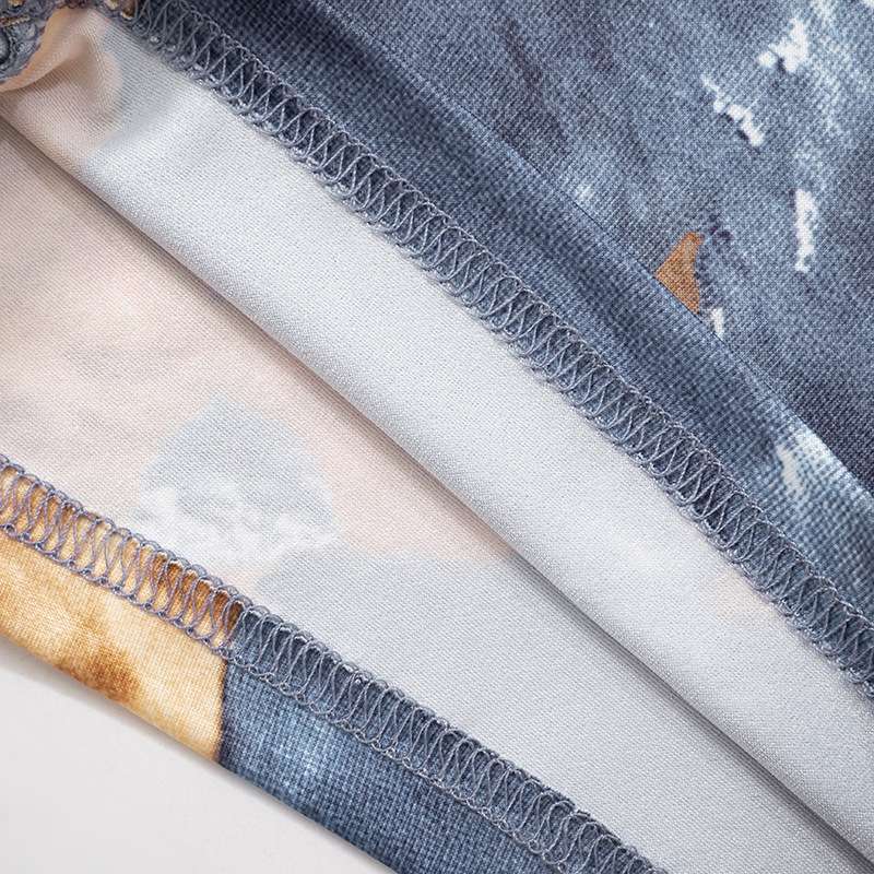 Printed Sexy Backless Skinny Romper image 7