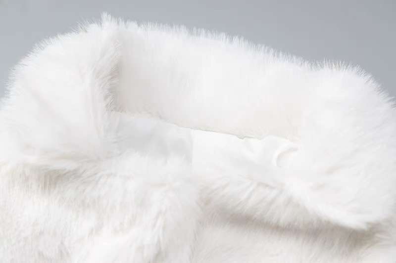 Fluffy Faux Fur Women Thick Overcoat image 4