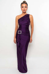 One-Shoulder Evening Gown image 0
