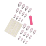 Chrome-Accent Almond Nail Design image 3