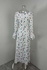 Elegant Long Floral Dress image 3