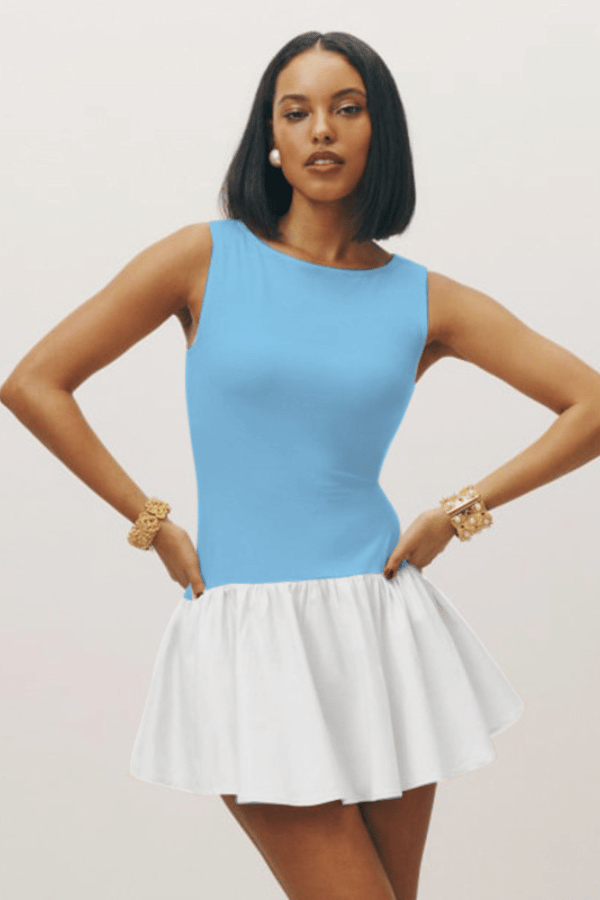 Noir Chic Flare Dress image 5