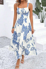 Floral Maxi Dress with Spaghetti Straps image 0
