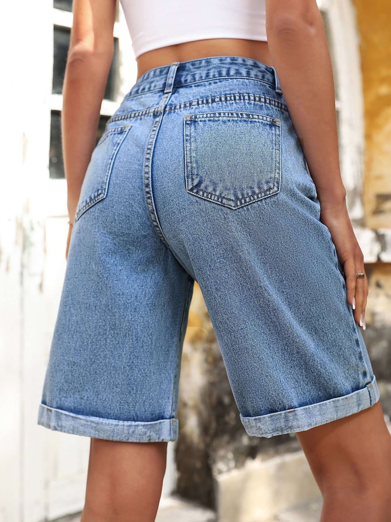 High-Waisted Shorts image 4