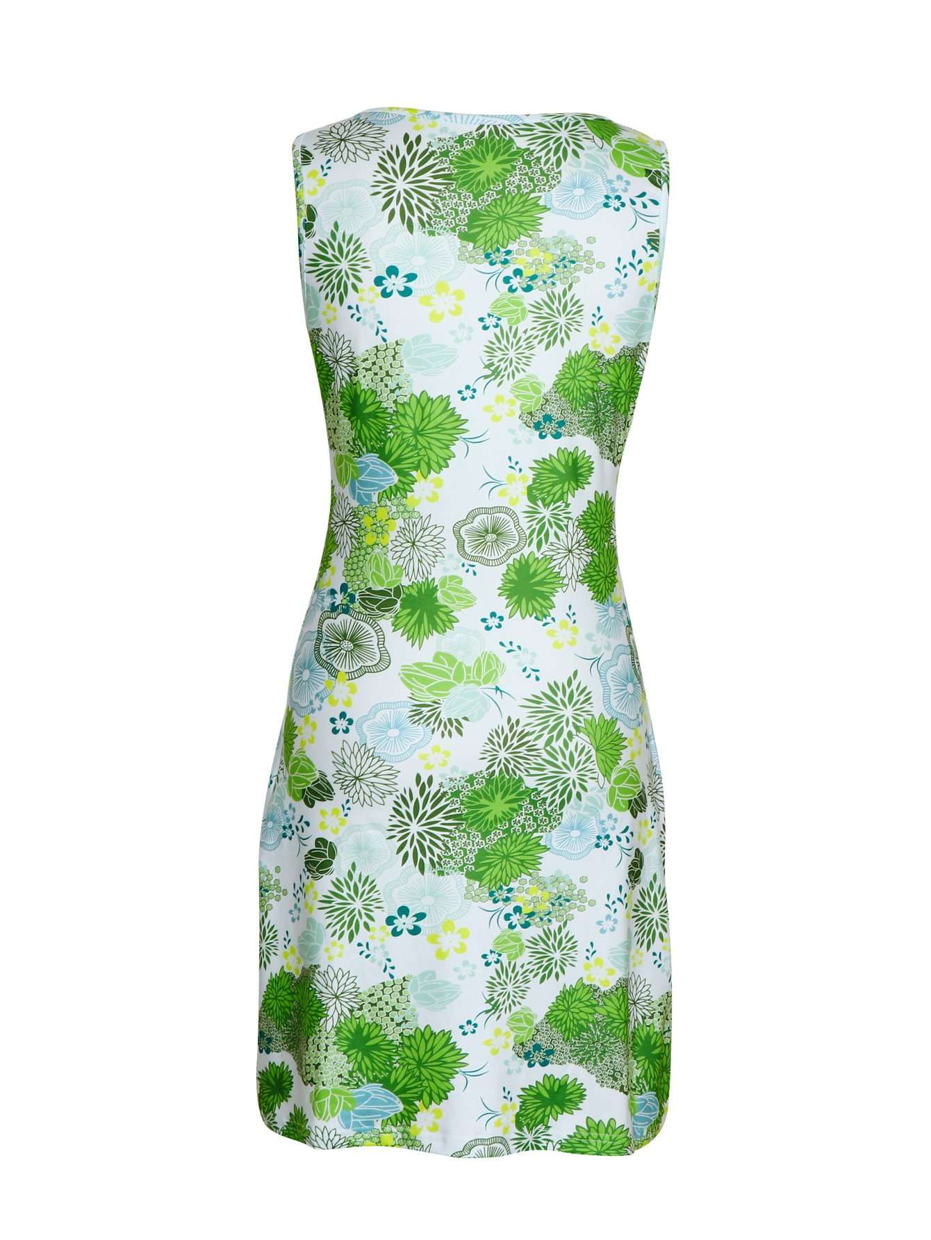 Floral Sleeveless Beach Dress image 2