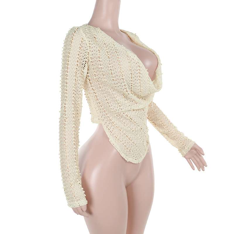 Luxe Crochet Cascade Top image 1