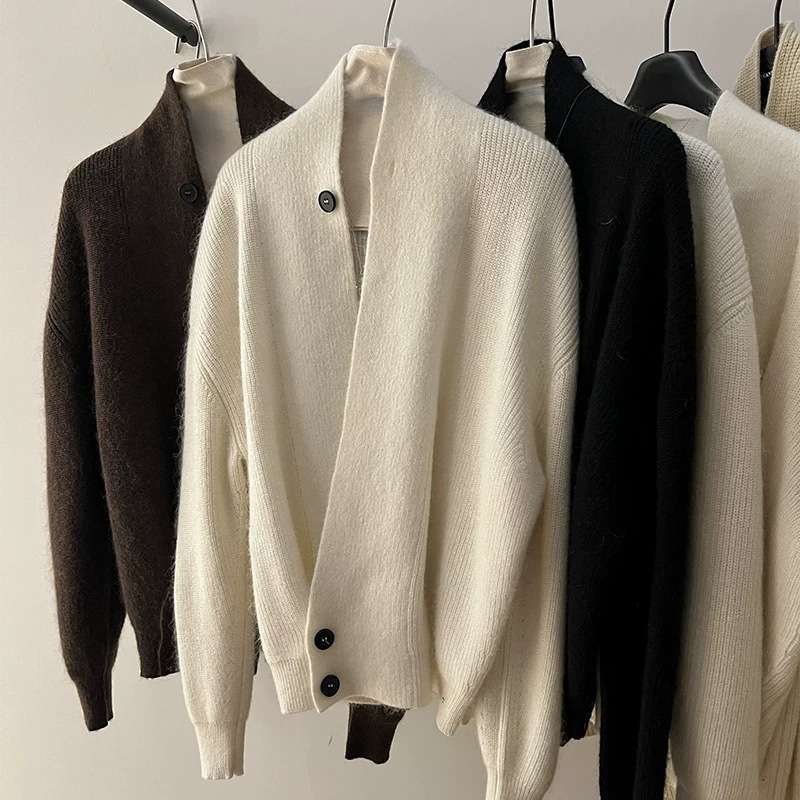 Cozy Oversized Button-Up Sweater image 6