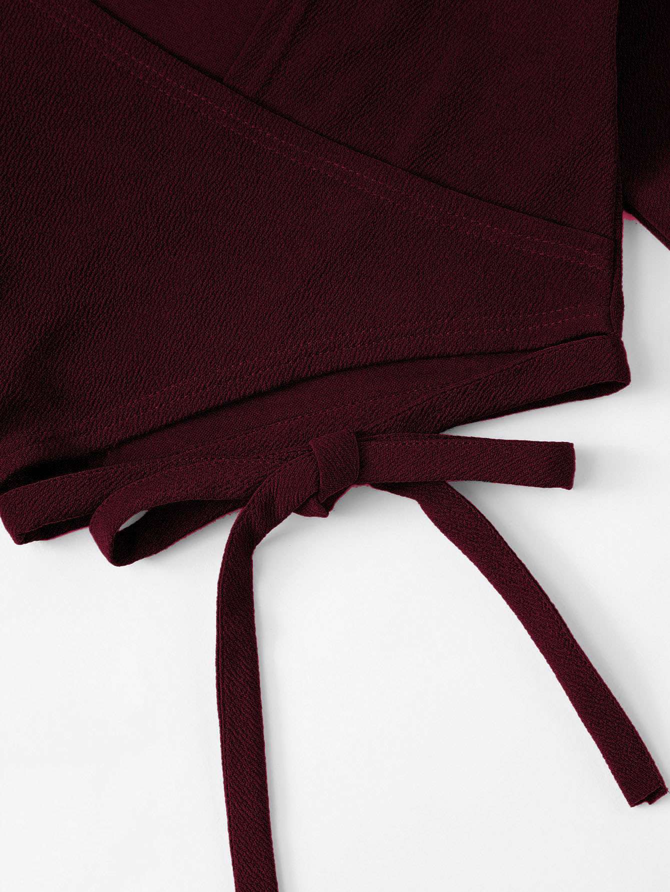 Bell Sleeve Tie Ups Crop Top image 3