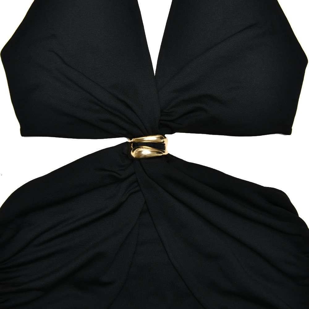 Cut-Out Maxi Dress with Ring Detail image 6