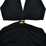 Cut-Out Maxi Dress with Ring Detail image 6