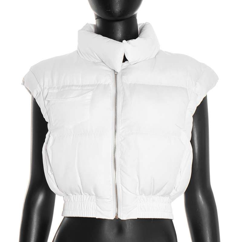Utility Vest with Pockets & Stand Collar image 6