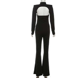 Cutout Long Sleeve Top and Pants Sets image 3