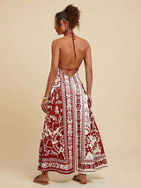 Floral Maxi Dress with Spaghetti Straps image 3