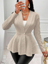 Single Button Textured Jacket image 0