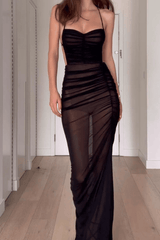 Luminous Elegance Sheer Maxi Dress image 4