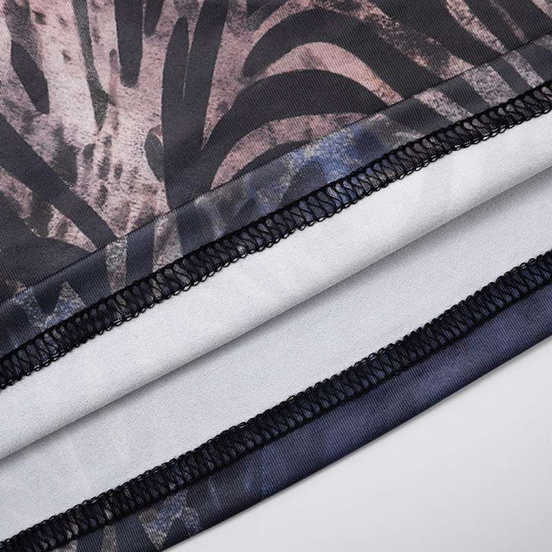 Animal Print Off-Shoulder Crop Top & Skirt image 4