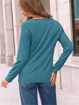 Long-Sleeve Top with Seam Details image 2