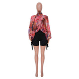 Fashion Tunic Split Long-Sleeve Tops image 4