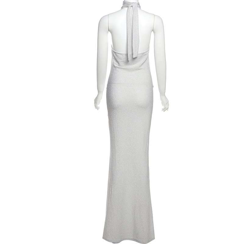 Elegant Halter Neck Bodycon Dress image 3