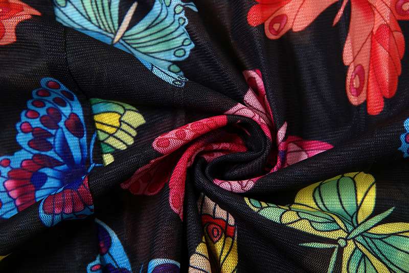 Colorful Butterfly Long-Sleeve Bodysuit image 6