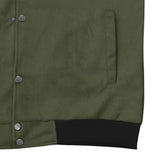 Stand Collar Zip Front Windbreaker Jacket image 4