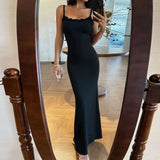 Elegant Spaghetti Strap Maxi Dress image 3