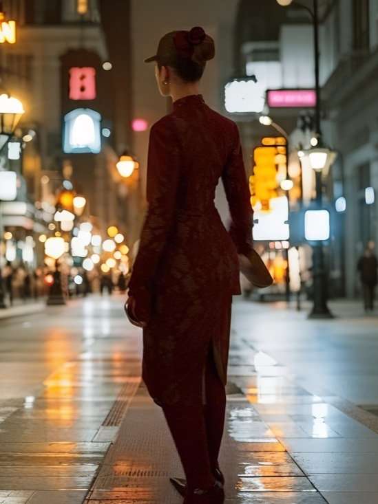 Lace Bodycon Evening Dress image 2