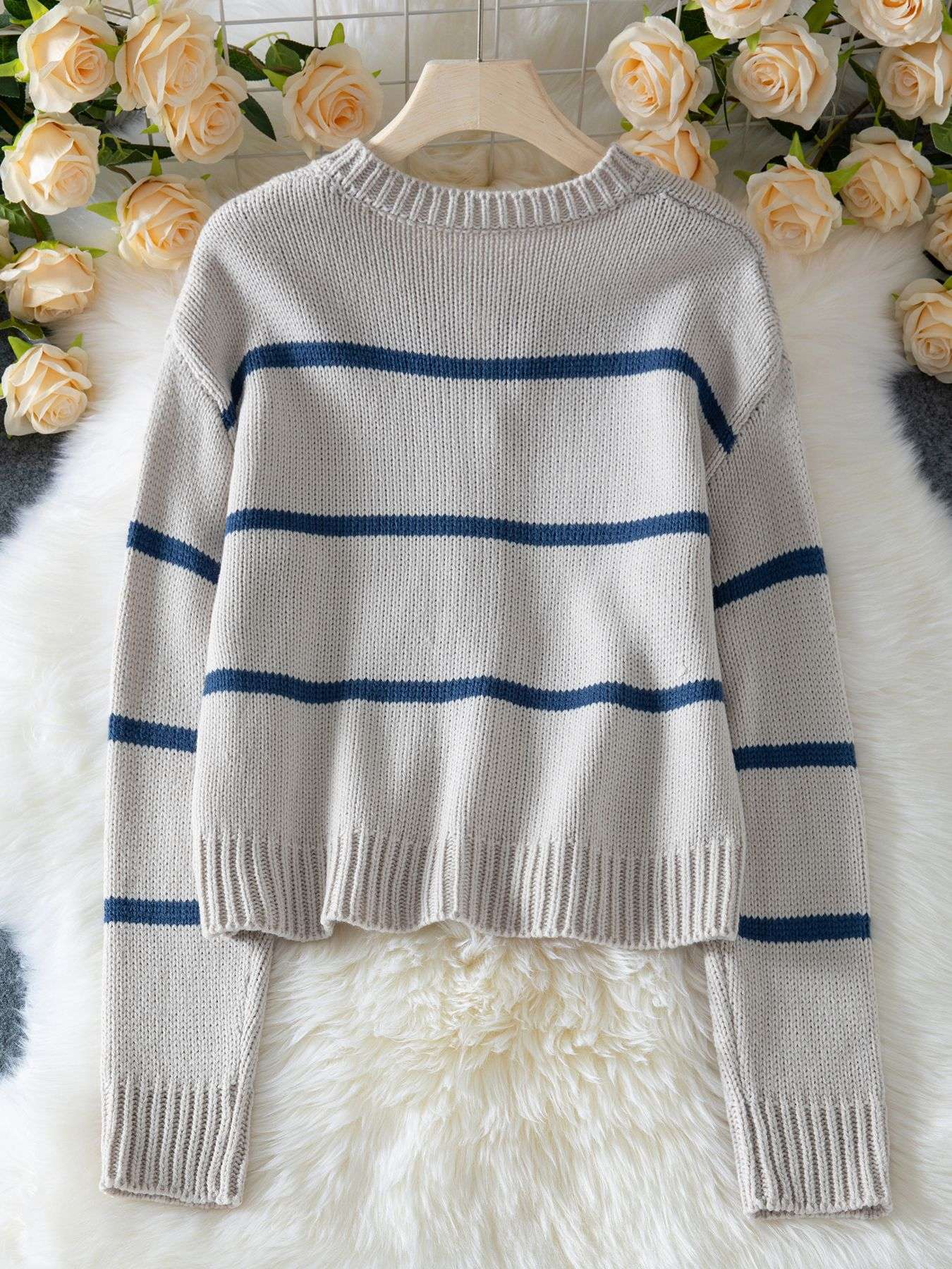 Cozy Chunky Knit Button-Up Sweater image 4