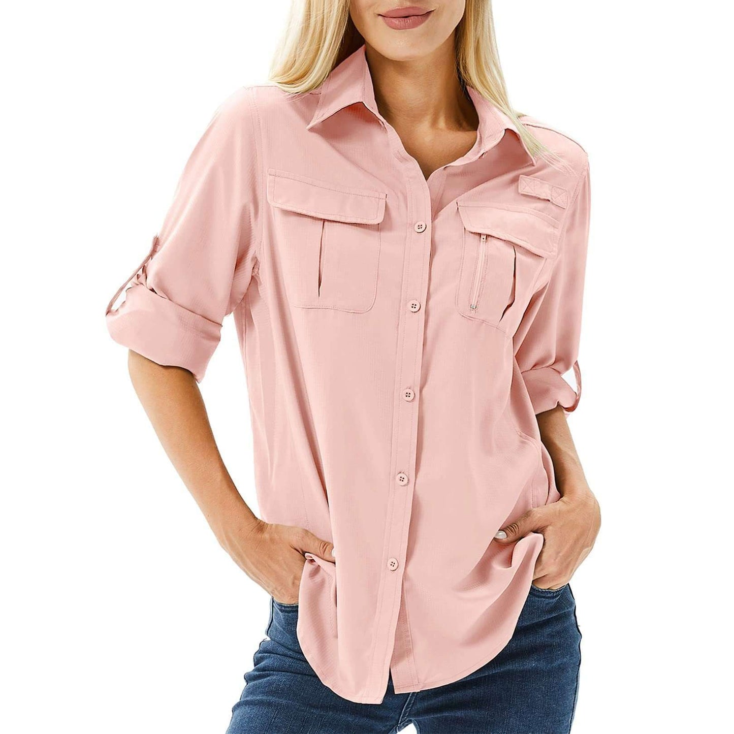Utility Shirt with Roll-Up Sleeves image 0