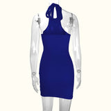 Halter Neck Bodycon Mini Dress image 7