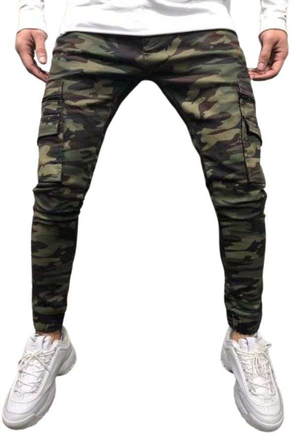 Camo Combat Cargo Pants image 2