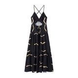 Boho Chic Cut-Out Maxi Dress image 3