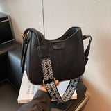 Faux Leather Shoulder Bag