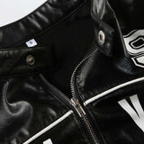 PU Leather Cropped Jacket image 6