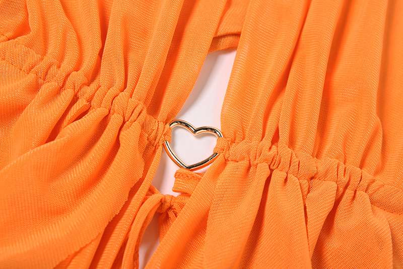 Vibrant Ruffled Halter Top image 4