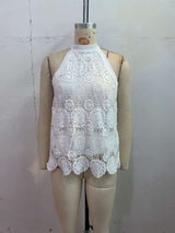 Elegant Crochet Sleeveless Top image 5