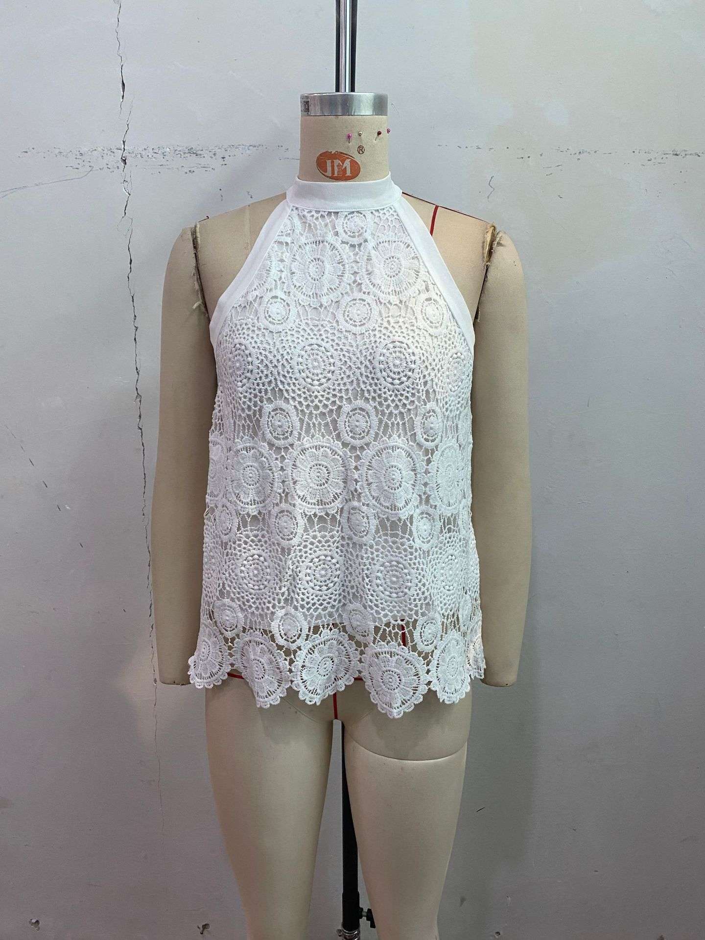 Elegant Crochet Sleeveless Top image 5