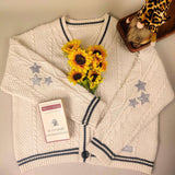 Cable-Knit Cardigan with Embellishments image 2