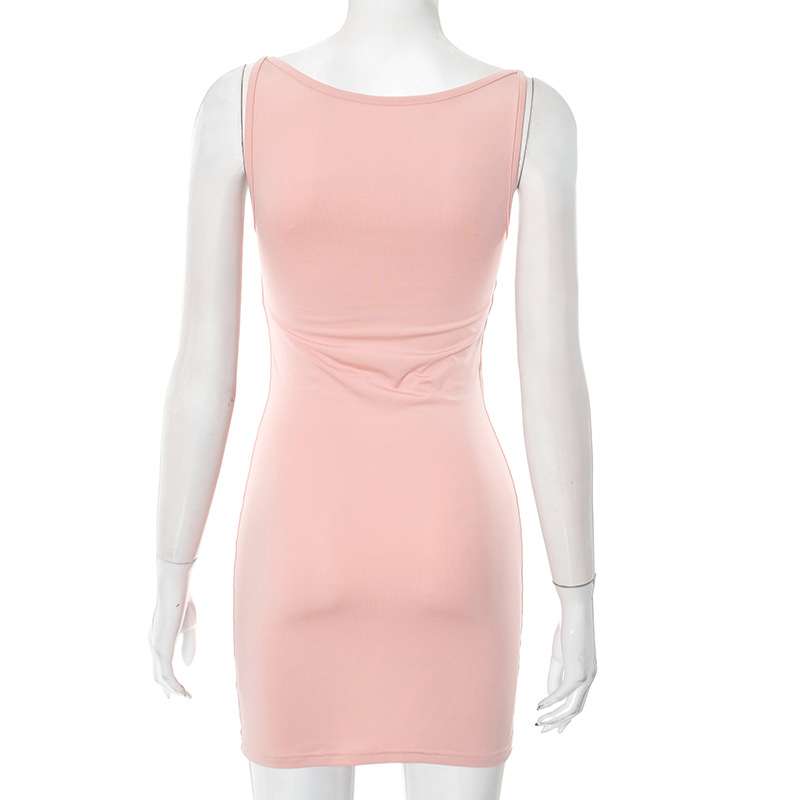 Sleeveless Bodycon Dress with Cut-Out Details image 5